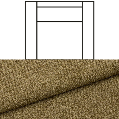 Klädsel till Fåtölj Tyg Angola bouclé