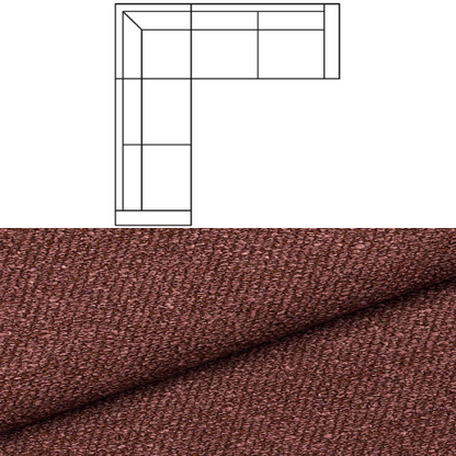 Klädsel till Hörnsoffa Tyg Angola bouclé