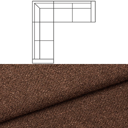 Klädsel till Hörnsoffa Tyg Angola bouclé