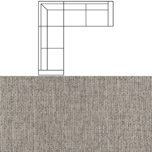 Klädsel till Hörnsoffa Tyg Babel