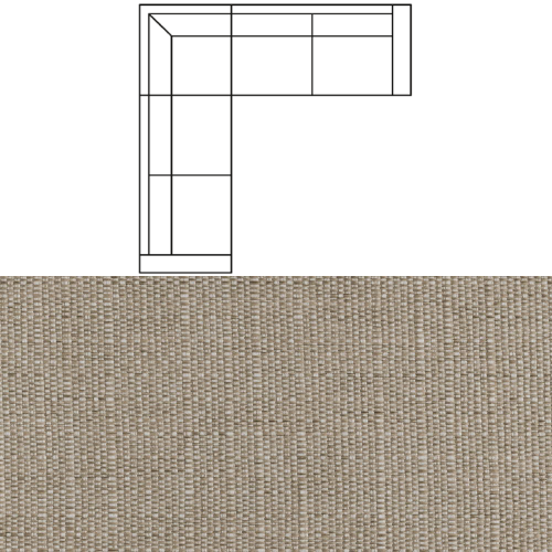 Klädsel till Hörnsoffa Tyg Babel