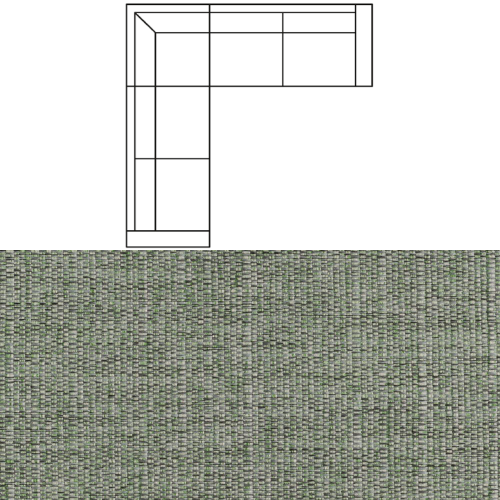 Klädsel till Hörnsoffa Tyg Babel