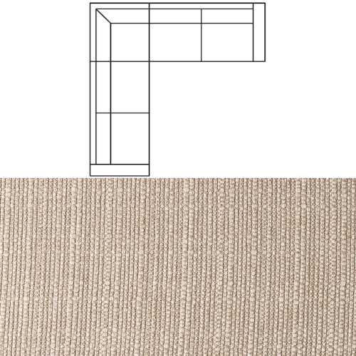 Klädsel till Hörnsoffa Tyg Madeira