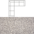 Ascot bouclé