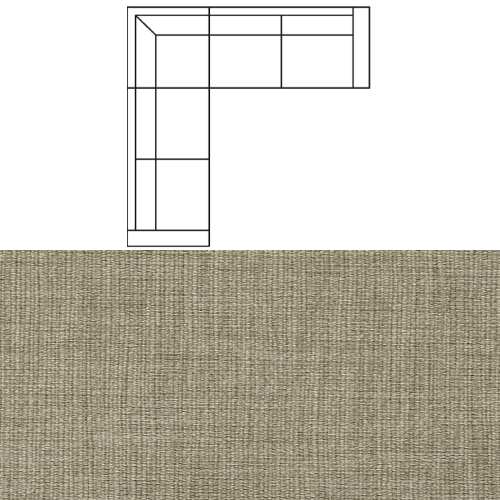 Klädsel till Hörnsoffa Tyg Avena