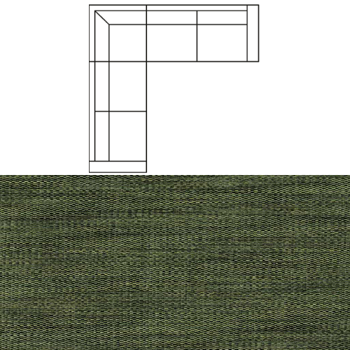 Klädsel till Hörnsoffa Tyg Avena