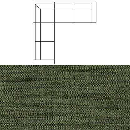 Klädsel till Hörnsoffa Tyg Avena