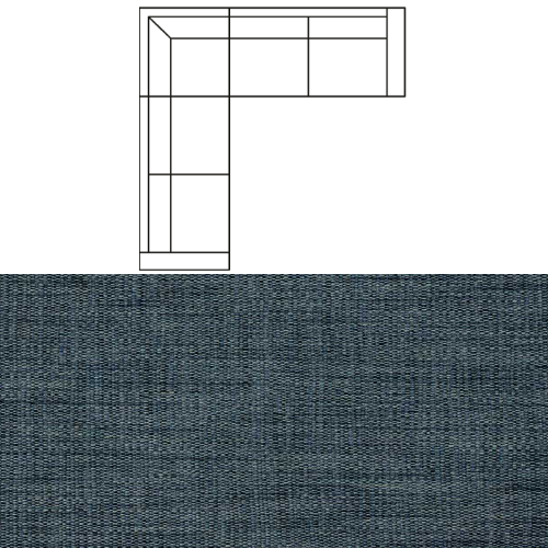 Klädsel till Hörnsoffa Tyg Avena