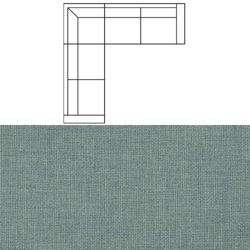 Klädsel till Hörnsoffa Tyg Avena