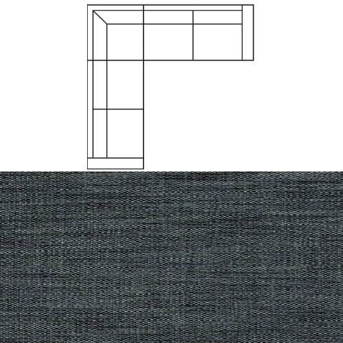 Klädsel till Hörnsoffa Tyg Avena