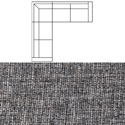 Klädsel till Hörnsoffa Tyg Picasso