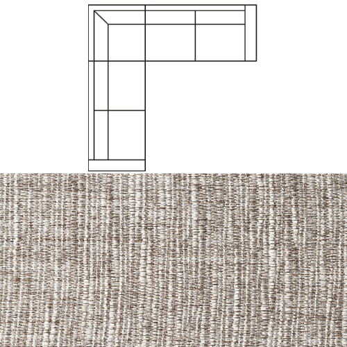 Klädsel till Hörnsoffa Tyg Picasso