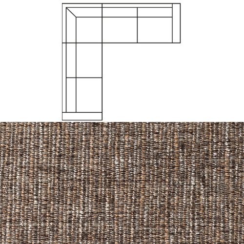 Klädsel till Hörnsoffa Tyg Picasso