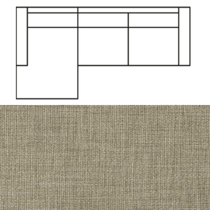 Klädsel till Divansoffa Tyg Avena