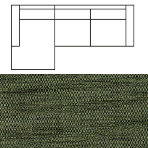 Klädsel till Divansoffa Tyg Avena