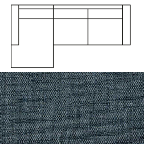 Klädsel till Divansoffa Tyg Avena