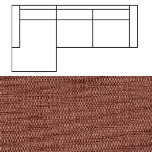 Klädsel till Divansoffa Tyg Avena