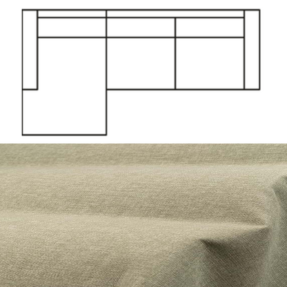 Klädsel till Divansoffa Tyg Lido