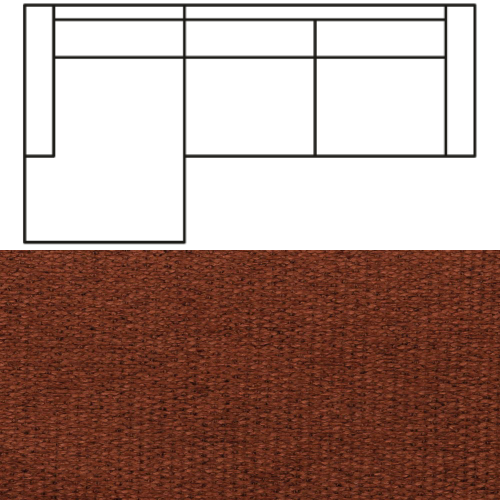 Klädsel till Divansoffa Tyg Brooklyn