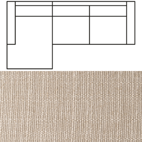 Klädsel till Divansoffa Tyg Madeira