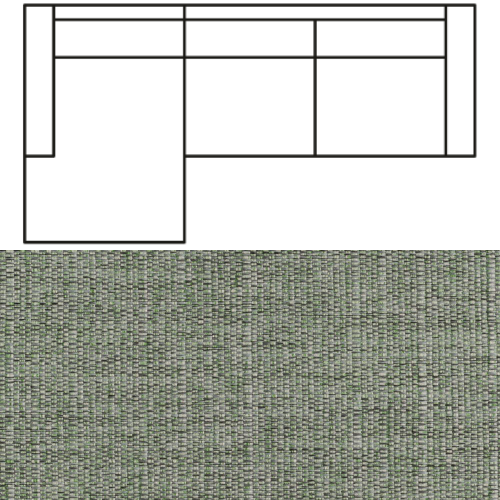 Klädsel till Divansoffa Tyg Babel