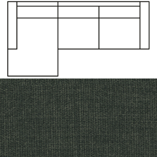 Klädsel till Divansoffa Tyg Grit