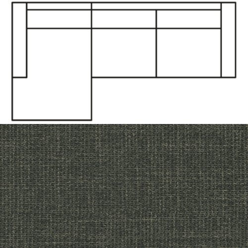 Klädsel till Divansoffa Tyg Grit