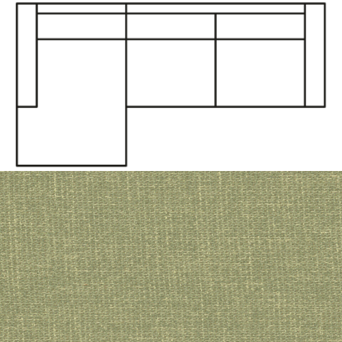 Klädsel till Divansoffa Tyg Grit