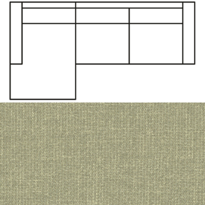 Klädsel till Divansoffa Tyg Grit