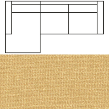 Klädsel till Divansoffa Tyg Grit