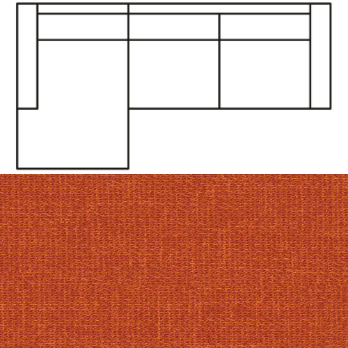 Klädsel till Divansoffa Tyg Grit