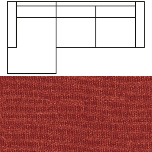 Klädsel till Divansoffa Tyg Grit