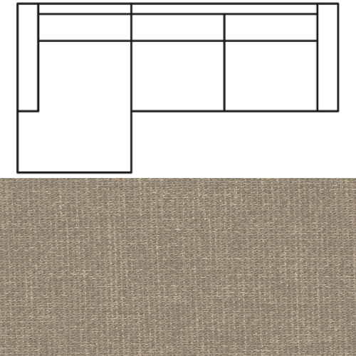 Klädsel till Divansoffa Tyg Grit