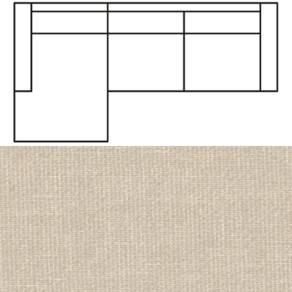 Klädsel till Divansoffa Tyg Grit