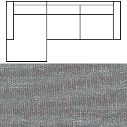 Klädsel till Divansoffa Tyg Grit