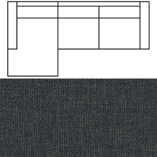 Klädsel till Divansoffa Tyg Grit