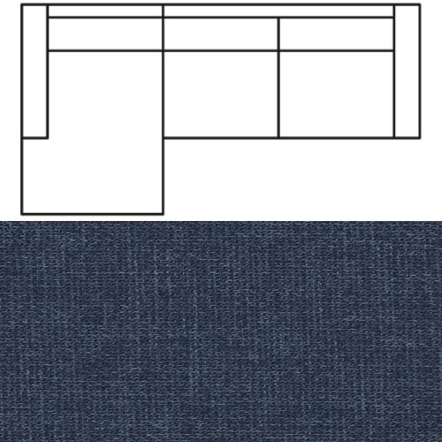 Klädsel till Divansoffa Tyg Grit