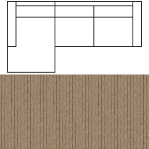 Klädsel till Divansoffa Tyg Pindrive