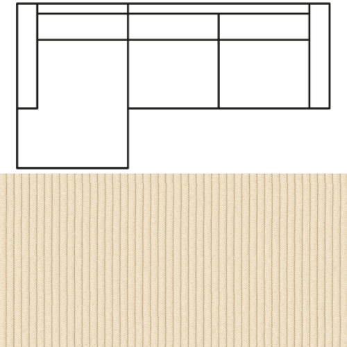 Klädsel till Divansoffa Tyg Pindrive