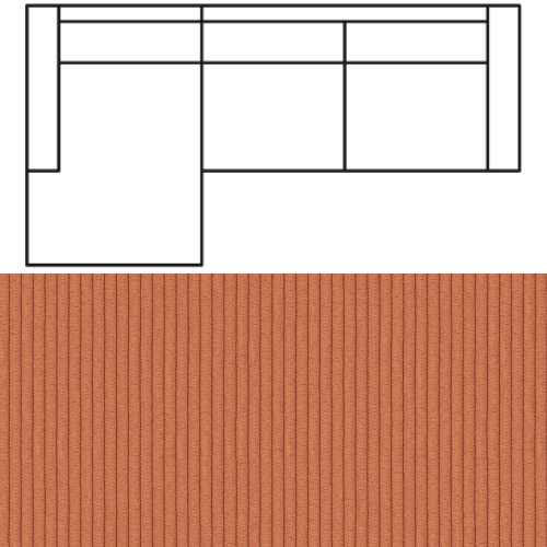 Klädsel till Divansoffa Tyg Pindrive