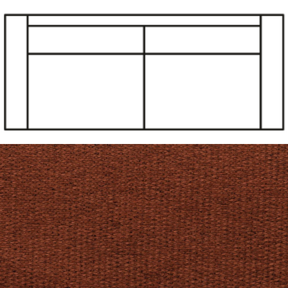 Klädsel till Rak Soffa Tyg Brooklyn