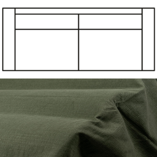 Klädsel till Rak Soffa Tyg Caleido