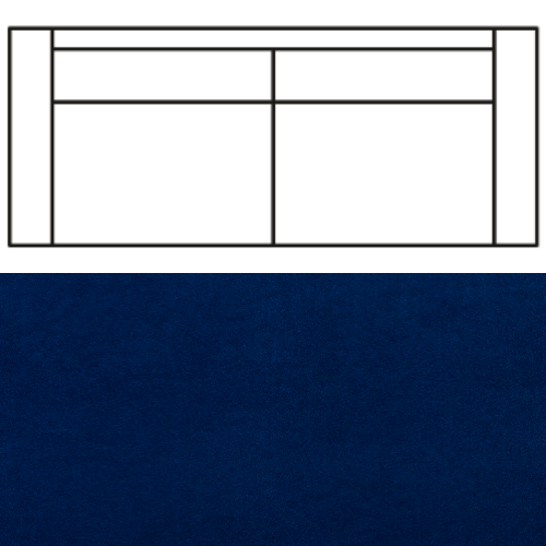 Klädsel till Rak Soffa Tyg Crown Velvet