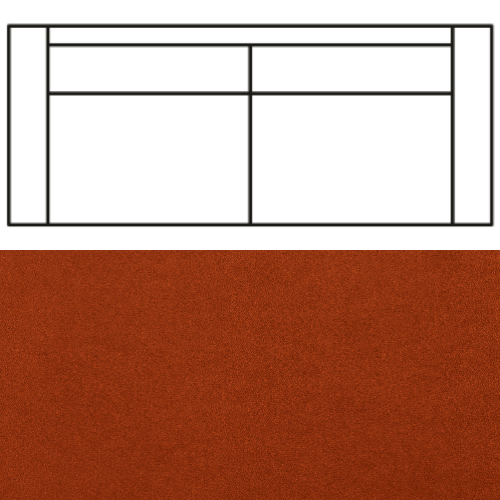 Klädsel till Rak Soffa Tyg Crown Velvet