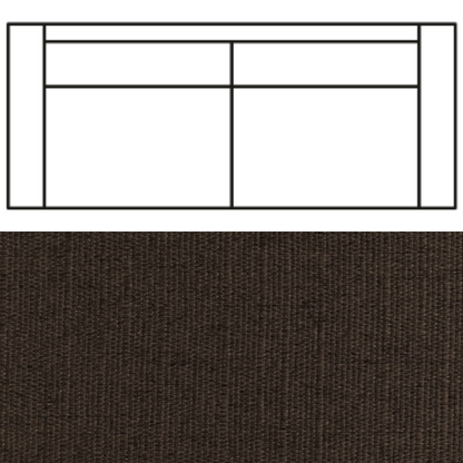 Klädsel till Rak Soffa Tyg Babel