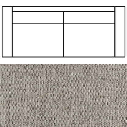 Klädsel till Rak Soffa Tyg Babel