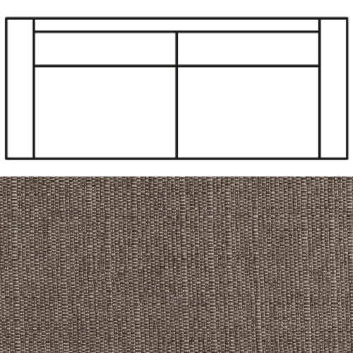 Klädsel till Rak Soffa Tyg Babel