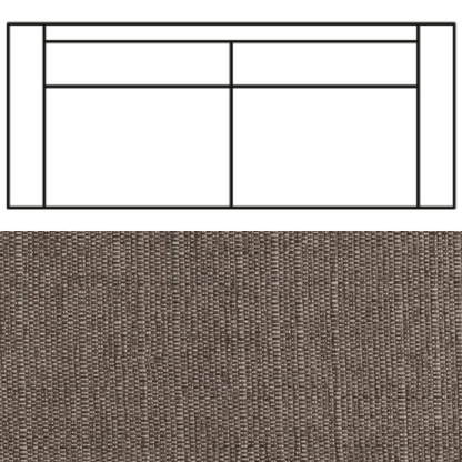 Klädsel till Rak Soffa Tyg Babel