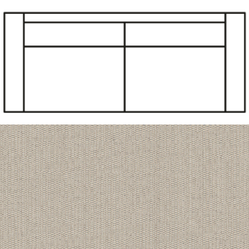 Klädsel till Rak Soffa Tyg Bolt