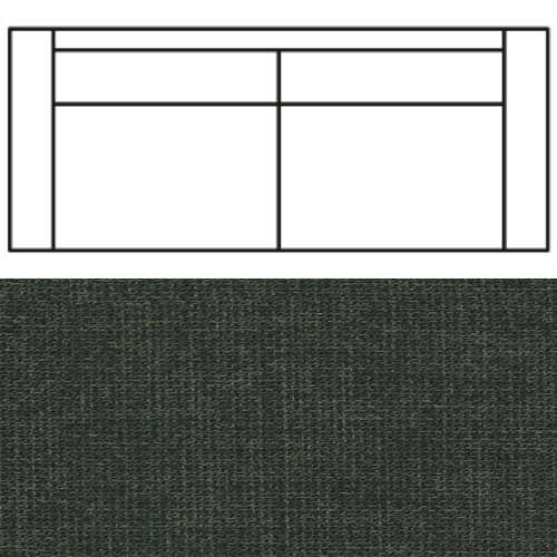 Klädsel till Rak Soffa Tyg Grit